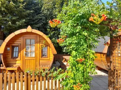 Schlaffass-Camping Gutshof Donauried غنزبرغ المظهر الخارجي الصورة