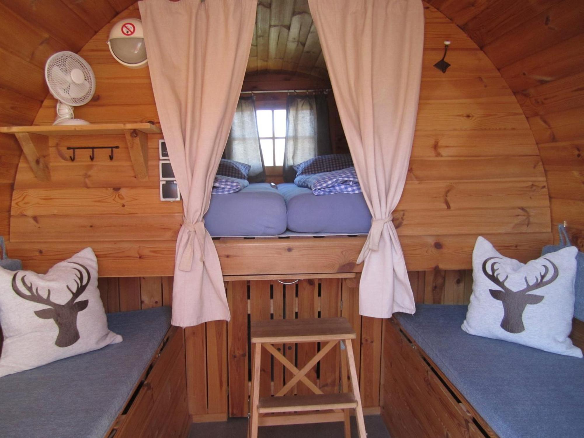 Schlaffass-Camping Gutshof Donauried غنزبرغ المظهر الخارجي الصورة